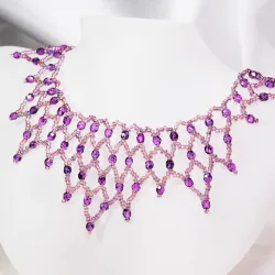 Necklace - Waterfall Psyché - Necklace - Laiton bronze